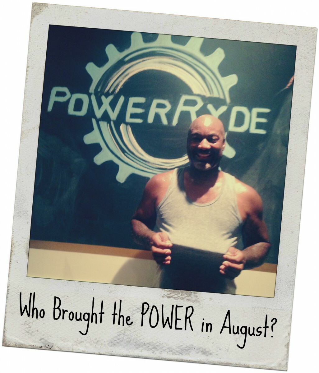 Polaroid style picture of Gene Stallworth with 'Who Brought the POWER in 'August'?
